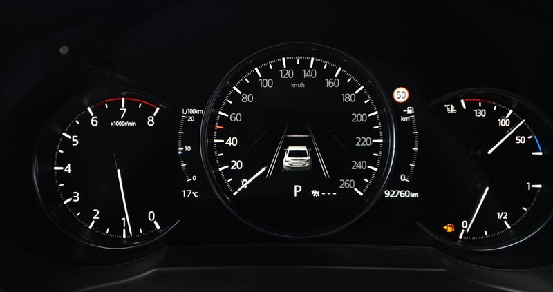 Mazda 6 cena 109900 przebieg: 92760, rok produkcji 2018 z Jeziorany małe 379